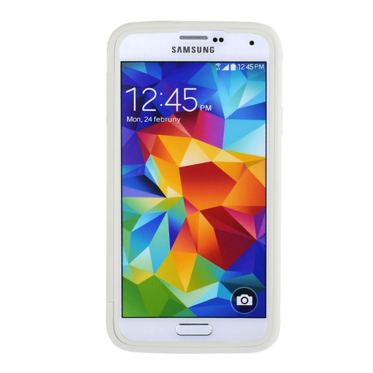 Touch Screen Flip Frosted TPU Case for Galaxy S5 / G900