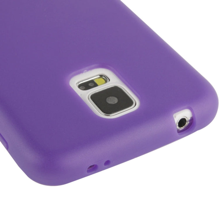 Touch Screen Flip Frosted TPU Case for Galaxy S5 / G900