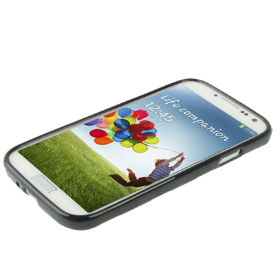 Black and Purple Dot Pattern  TPU Case for Galaxy S IV / i9500(Black)