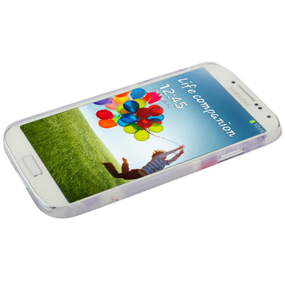 High-quality Embossed Feel Love Lollypop Pattern Anti-scratch Fluorescent Effect Plastic Protection Case for Galaxy S IV / i9500