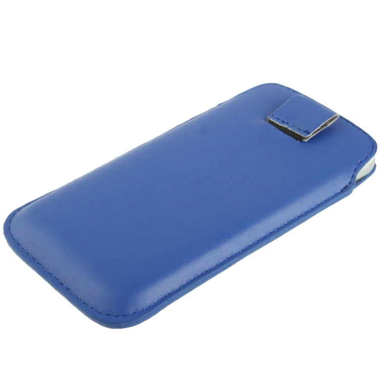 Universal Leather Case Pocket Sleeve Bag with Pull Tab for  iPhone 8 & 7 , iPhone 6 & 6s, Samsung, HTC, Sony and other 4.7 inch Following Mobile Phones