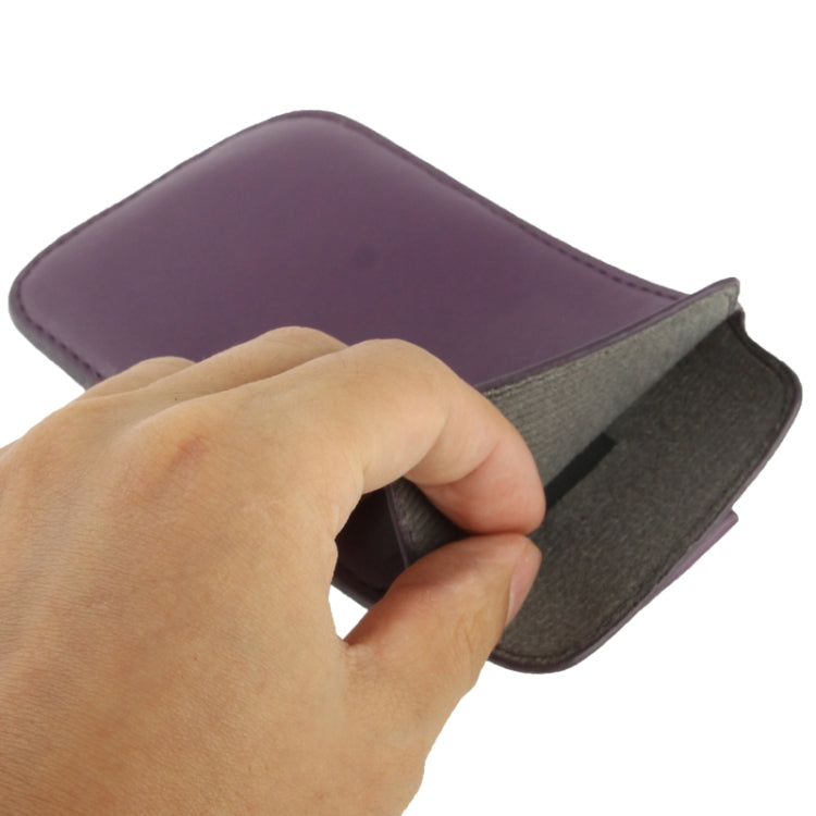 Universal Leather Case Pocket Sleeve Bag with Pull Tab for  iPhone 8 & 7 , iPhone 6 & 6s, Samsung, HTC, Sony and other 4.7 inch Following Mobile Phones