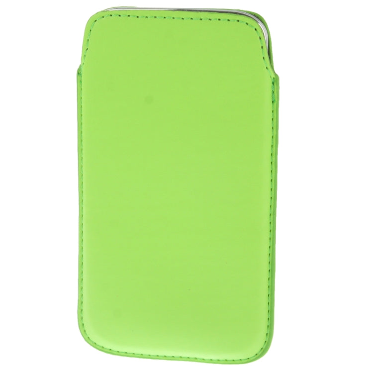 Universal Leather Case Pocket Sleeve Bag with Pull Tab for  iPhone 8 & 7 , iPhone 6 & 6s, Samsung, HTC, Sony and other 4.7 inch Following Mobile Phones