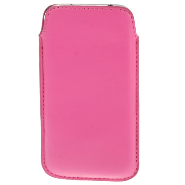 Universal Leather Case Pocket Sleeve Bag with Pull Tab for  iPhone 8 & 7 , iPhone 6 & 6s, Samsung, HTC, Sony and other 4.7 inch Following Mobile Phones