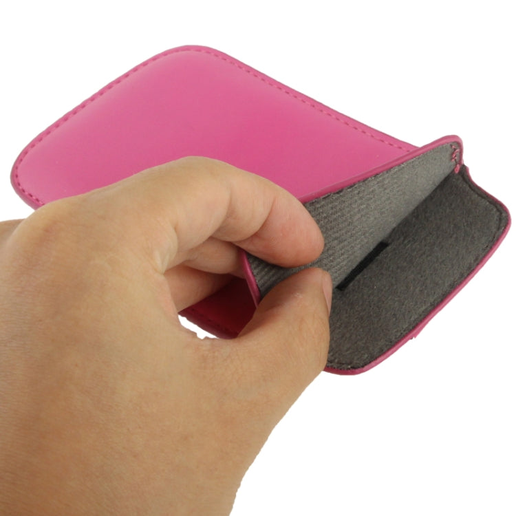 Universal Leather Case Pocket Sleeve Bag with Pull Tab for  iPhone 8 & 7 , iPhone 6 & 6s, Samsung, HTC, Sony and other 4.7 inch Following Mobile Phones
