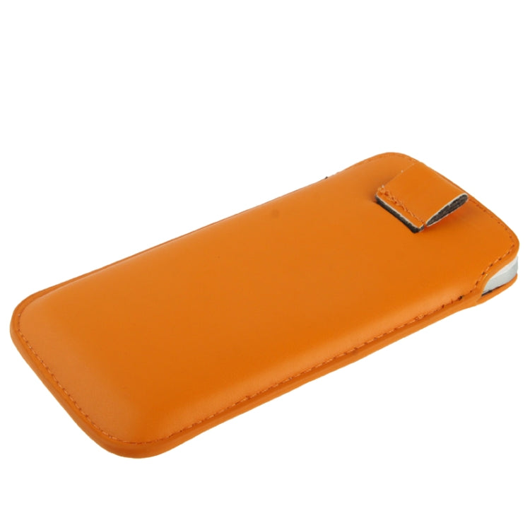 Universal Leather Case Pocket Sleeve Bag with Pull Tab for  iPhone 8 & 7 , iPhone 6 & 6s, Samsung, HTC, Sony and other 4.7 inch Following Mobile Phones
