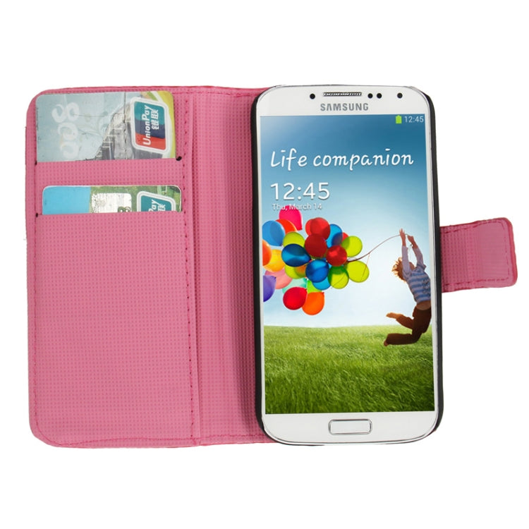 Snakeskin Texture Leather Case with Credit Card Slots & Holder for Galaxy S IV / i9500