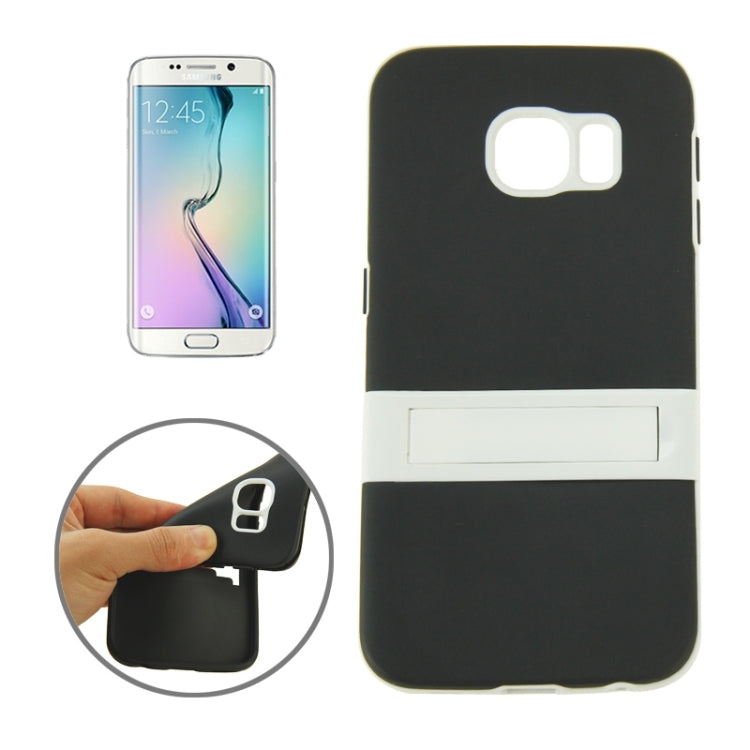 For Galaxy S6 Edge / G925 Solid Color Transparent TPU Protective Case