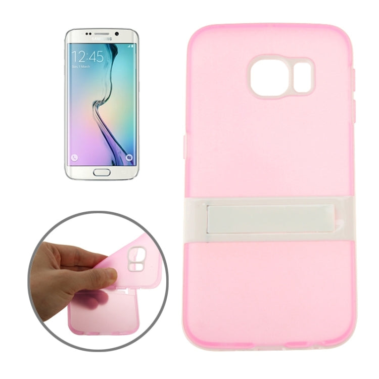 For Galaxy S6 Edge / G925 Solid Color Transparent TPU Protective Case