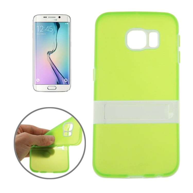 For Galaxy S6 Edge / G925 Solid Color Transparent TPU Protective Case