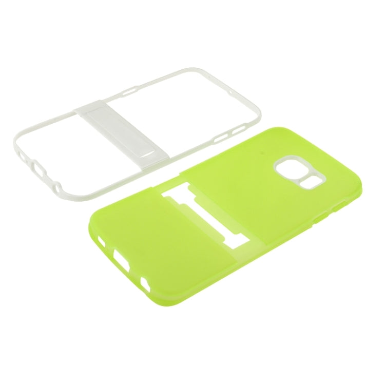 For Galaxy S6 Edge / G925 Solid Color Transparent TPU Protective Case