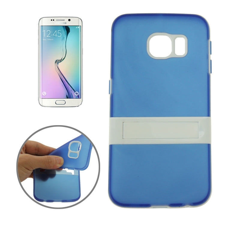 For Galaxy S6 Edge / G925 Solid Color Transparent TPU Protective Case