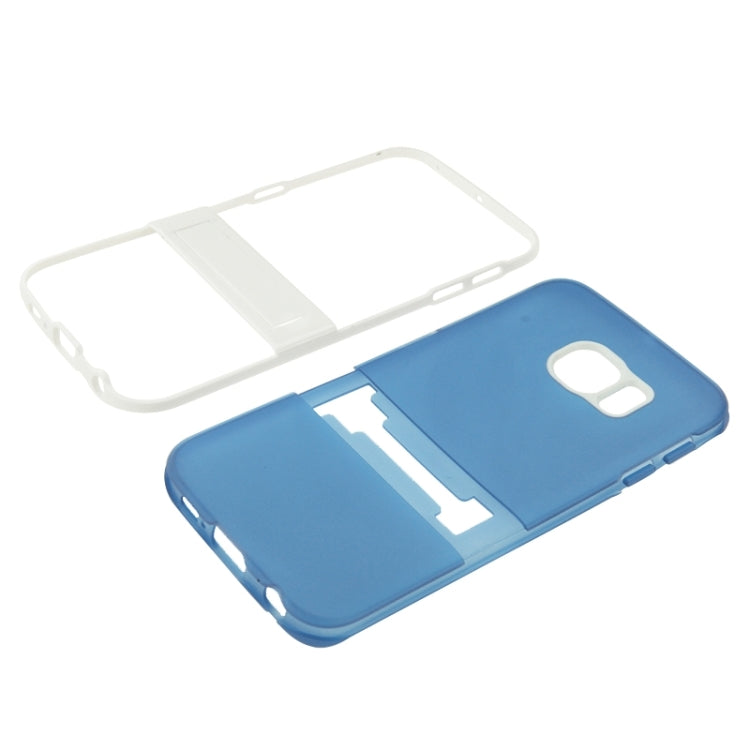 For Galaxy S6 Edge / G925 Solid Color Transparent TPU Protective Case