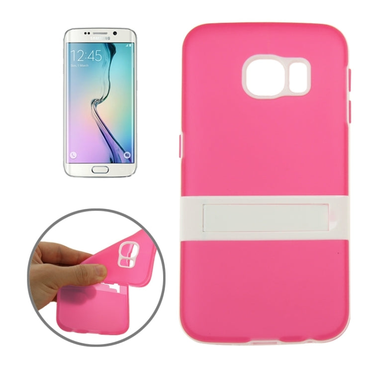 For Galaxy S6 Edge / G925 Solid Color Transparent TPU Protective Case