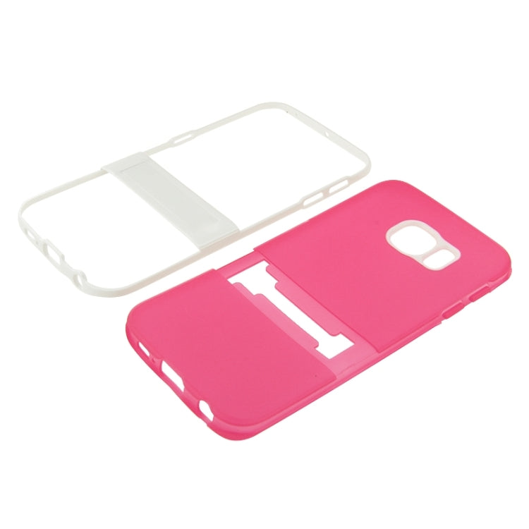 For Galaxy S6 Edge / G925 Solid Color Transparent TPU Protective Case