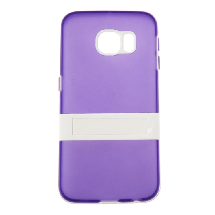 For Galaxy S6 Edge / G925 Solid Color Transparent TPU Protective Case
