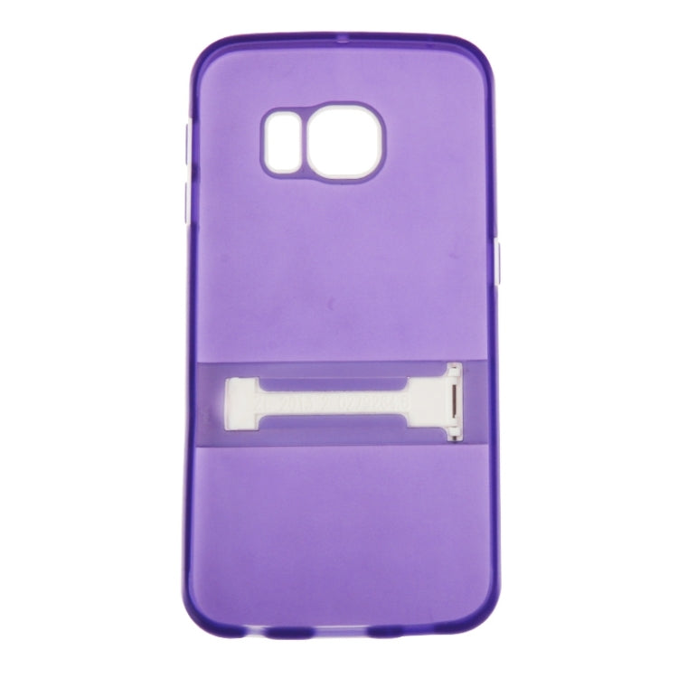 For Galaxy S6 Edge / G925 Solid Color Transparent TPU Protective Case