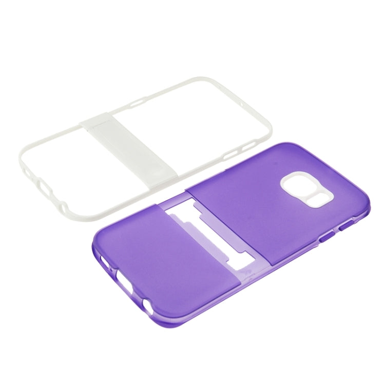 For Galaxy S6 Edge / G925 Solid Color Transparent TPU Protective Case