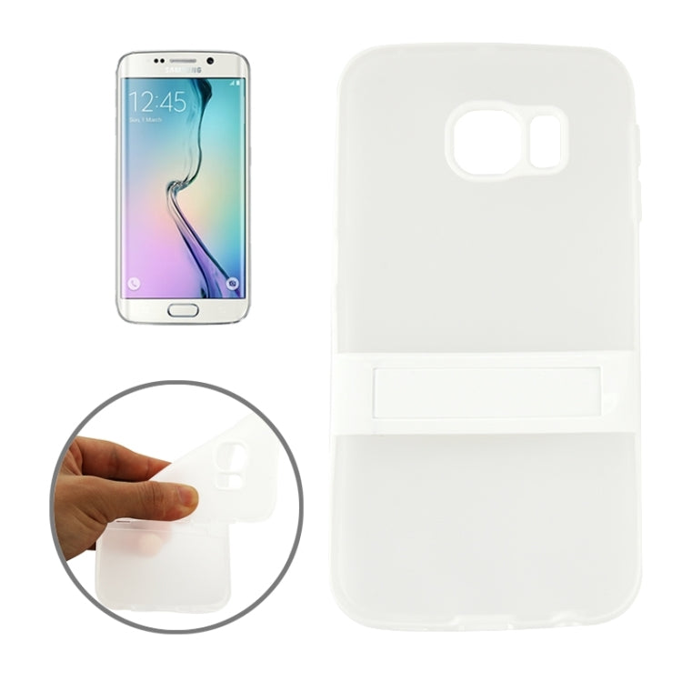 For Galaxy S6 Edge / G925 Solid Color Transparent TPU Protective Case