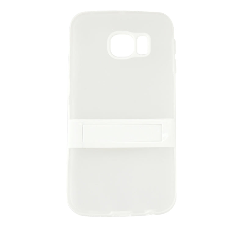 For Galaxy S6 Edge / G925 Solid Color Transparent TPU Protective Case
