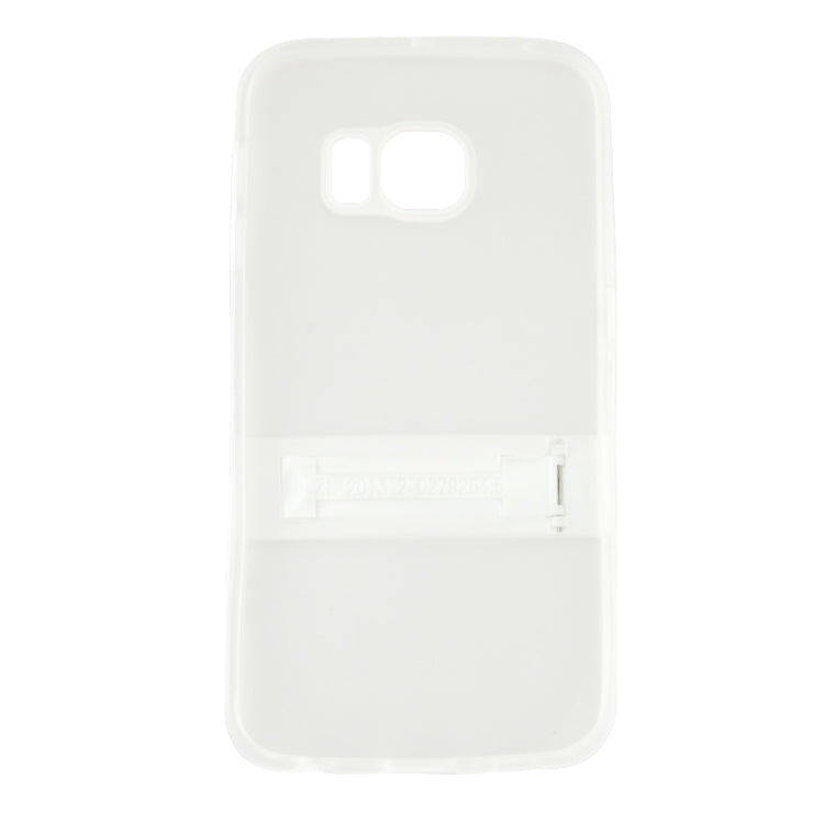 For Galaxy S6 Edge / G925 Solid Color Transparent TPU Protective Case