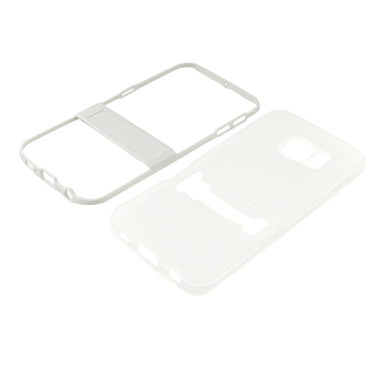 For Galaxy S6 Edge / G925 Solid Color Transparent TPU Protective Case
