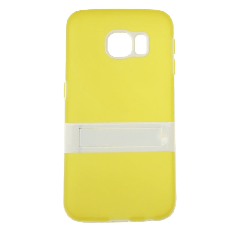 For Galaxy S6 Edge / G925 Solid Color Transparent TPU Protective Case