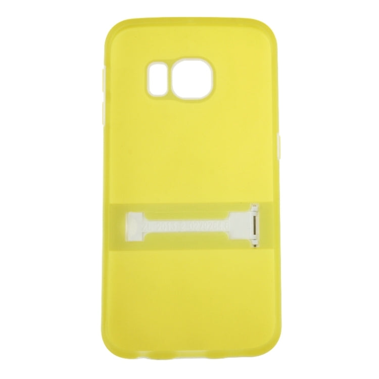 For Galaxy S6 Edge / G925 Solid Color Transparent TPU Protective Case