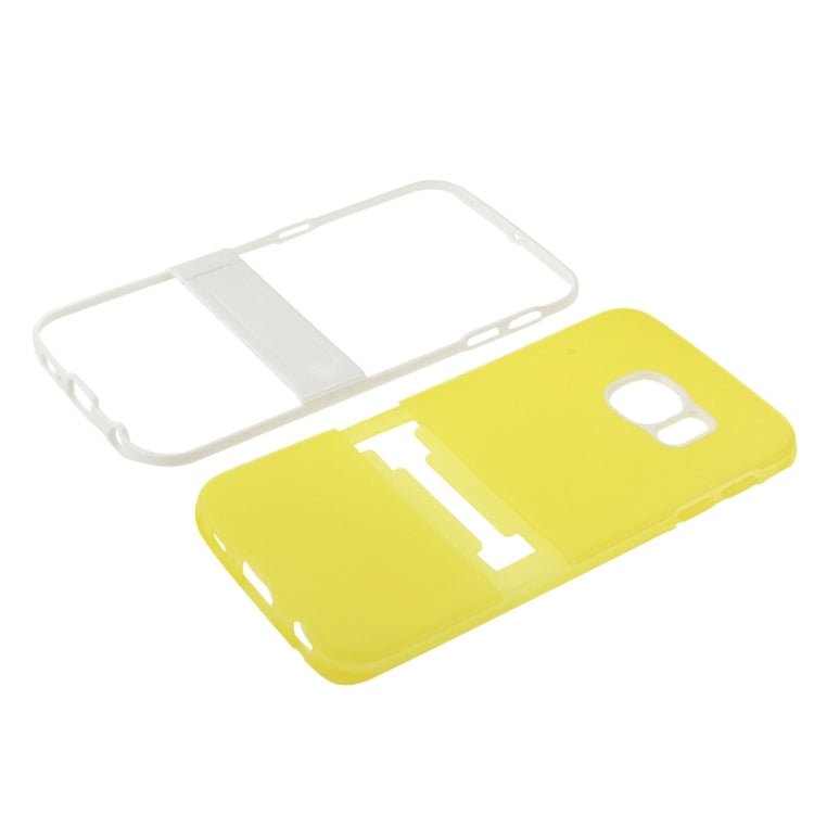 For Galaxy S6 Edge / G925 Solid Color Transparent TPU Protective Case