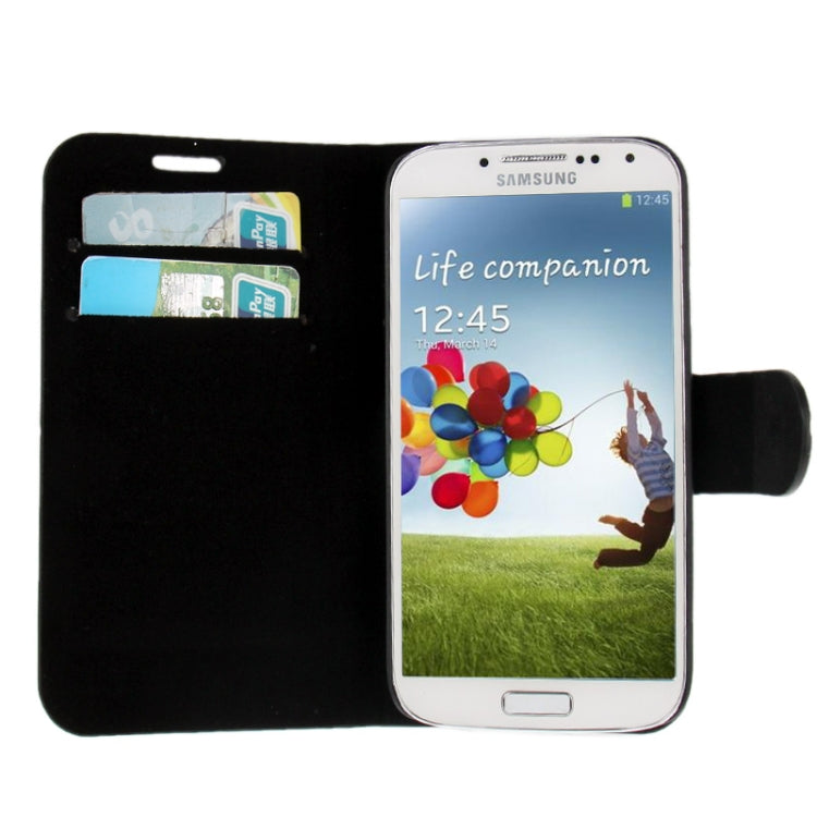 Flash Power Series Leather Case with Holder and Credit Card Slots for Galaxy S IV / i9500