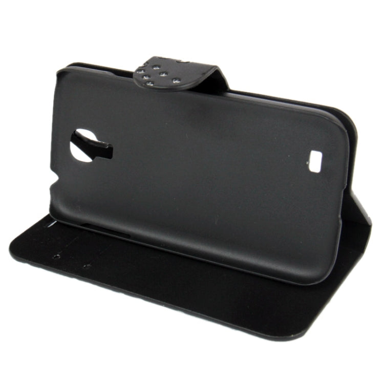 Flash Power Series Leather Case with Holder and Credit Card Slots for Galaxy S IV / i9500