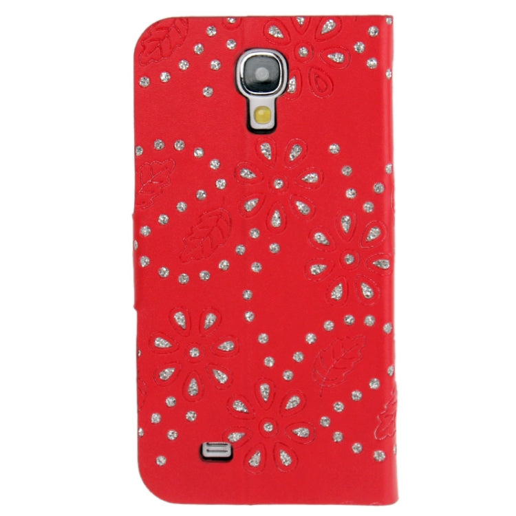 Flash Power Series Leather Case with Holder and Credit Card Slots for Galaxy S IV / i9500