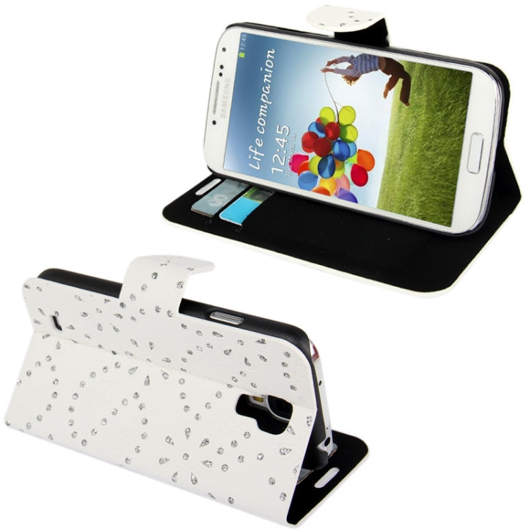 Flash Power Series Leather Case with Holder and Credit Card Slots for Galaxy S IV / i9500