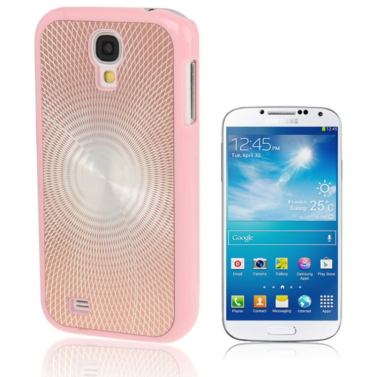 Gradient Color CD Texture Metal Paste Skin Plastic Case for Galaxy S IV / i9500