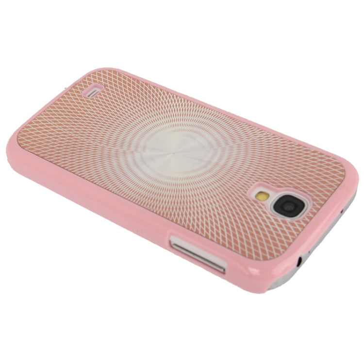 Gradient Color CD Texture Metal Paste Skin Plastic Case for Galaxy S IV / i9500