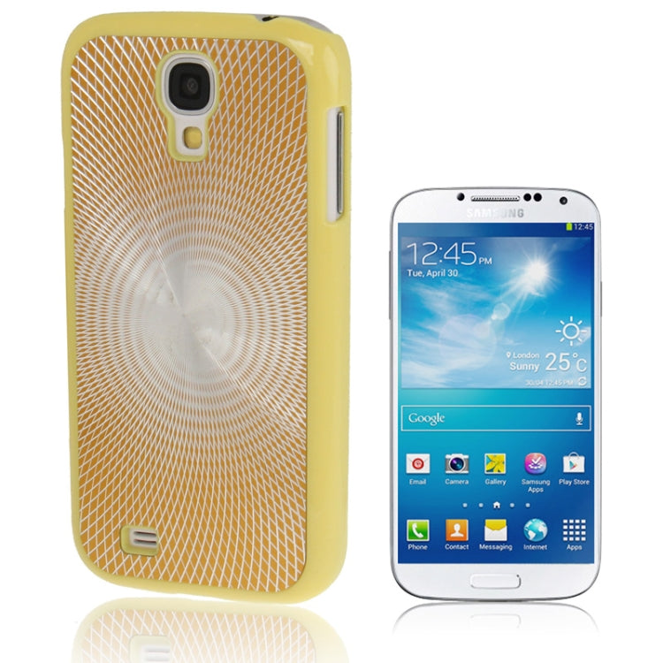 Gradient Color CD Texture Metal Paste Skin Plastic Case for Galaxy S IV / i9500
