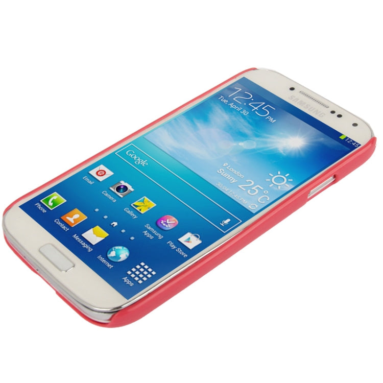 Gradient Color CD Texture Metal Paste Skin Plastic Case for Galaxy S IV / i9500
