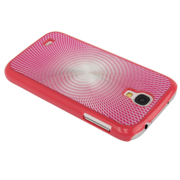 Gradient Color CD Texture Metal Paste Skin Plastic Case for Galaxy S IV / i9500