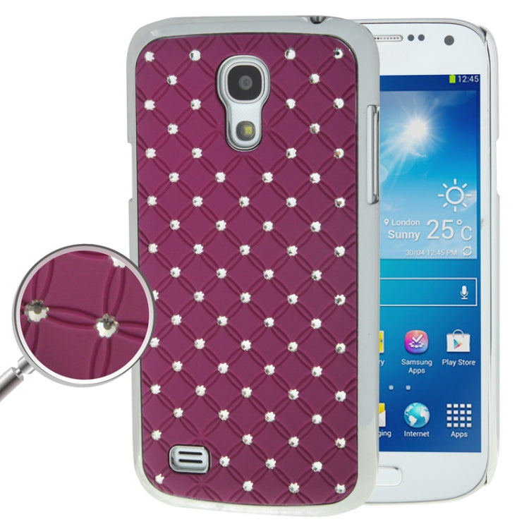 Luxury Bling Diamond Plating Skinning Plastic Case for Galaxy S IV mini / i9190