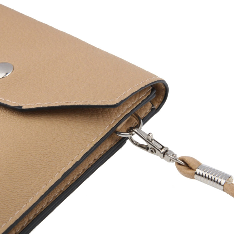 Universal Litchi Texture Leather Case Pocket Sleeve Bag with Lanyard for iPhone 6 Plus, iPhone 6S Plus, Galaxy S7 / S7 Edge / S6 edge Plus / A8 / Note 5 / Note 4 / S IV, HTC, ASUS, Sony, LG, Nokia