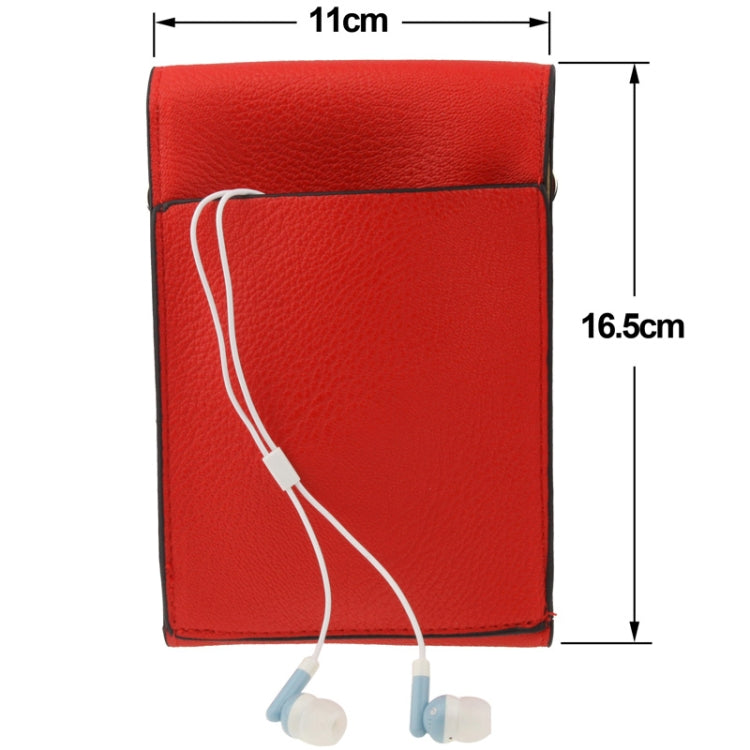 Universal Litchi Texture Leather Case Pocket Sleeve Bag with Lanyard for iPhone 6 Plus, iPhone 6S Plus, Galaxy S7 / S7 Edge / S6 edge Plus / A8 / Note 5 / Note 4 / S IV, HTC, ASUS, Sony, LG, Nokia