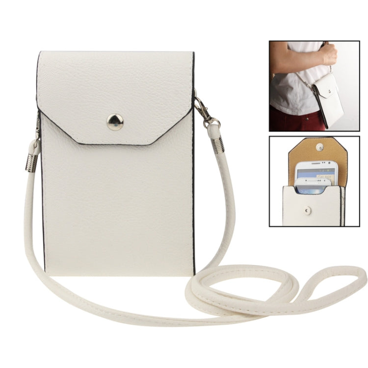 Universal Litchi Texture Leather Case Pocket Sleeve Bag with Lanyard for iPhone 6 Plus, iPhone 6S Plus, Galaxy S7 / S7 Edge / S6 edge Plus / A8 / Note 5 / Note 4 / S IV, HTC, ASUS, Sony, LG, Nokia