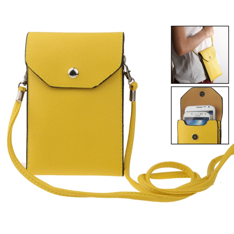 Universal Litchi Texture Leather Case Pocket Sleeve Bag with Lanyard for iPhone 6 Plus, iPhone 6S Plus, Galaxy S7 / S7 Edge / S6 edge Plus / A8 / Note 5 / Note 4 / S IV, HTC, ASUS, Sony, LG, Nokia