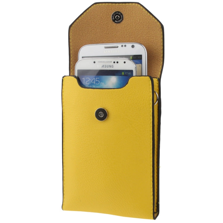 Universal Litchi Texture Leather Case Pocket Sleeve Bag with Lanyard for iPhone 6 Plus, iPhone 6S Plus, Galaxy S7 / S7 Edge / S6 edge Plus / A8 / Note 5 / Note 4 / S IV, HTC, ASUS, Sony, LG, Nokia