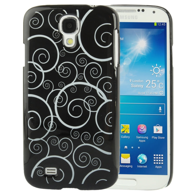 Spiral Decorative Pattern Smooth Surface Plastic Case for Galaxy S IV / i9500