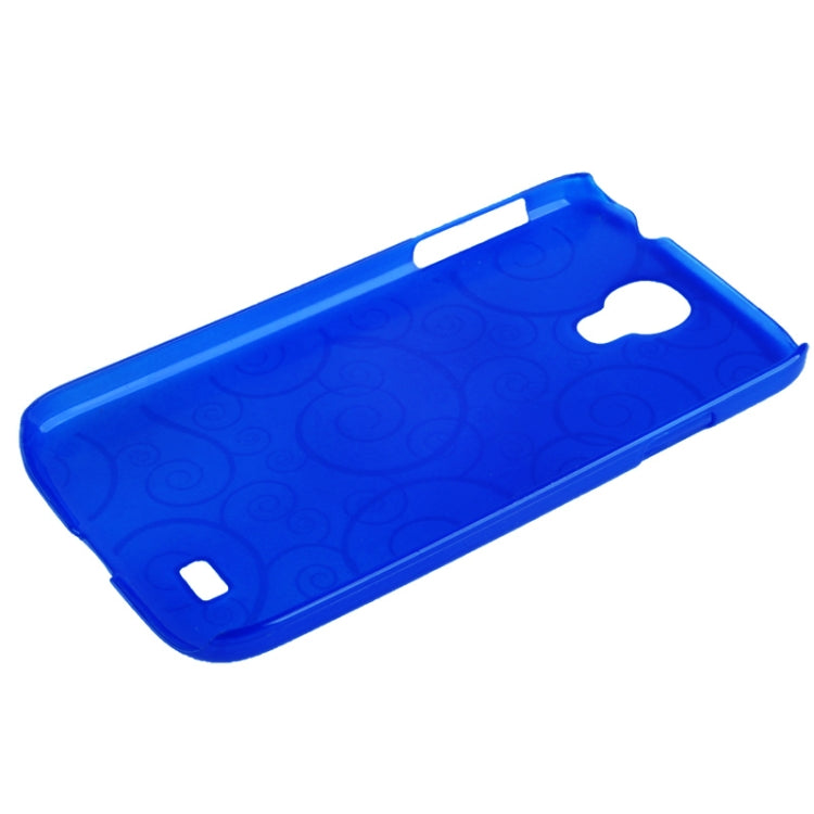 Spiral Decorative Pattern Smooth Surface Plastic Case for Galaxy S IV / i9500