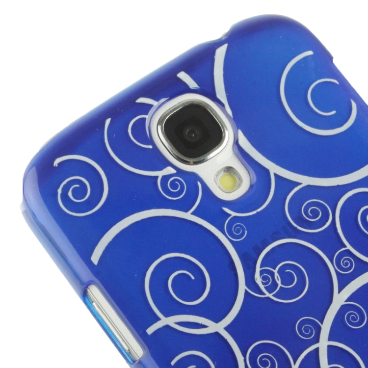 Spiral Decorative Pattern Smooth Surface Plastic Case for Galaxy S IV / i9500