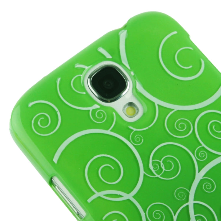 Spiral Decorative Pattern Smooth Surface Plastic Case for Galaxy S IV / i9500