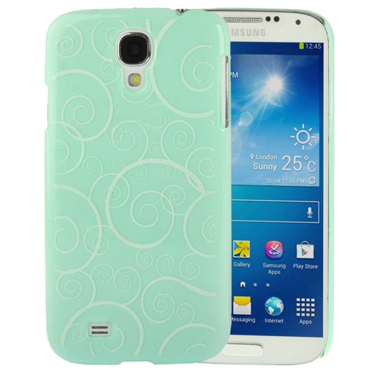 Spiral Decorative Pattern Smooth Surface Plastic Case for Galaxy S IV / i9500