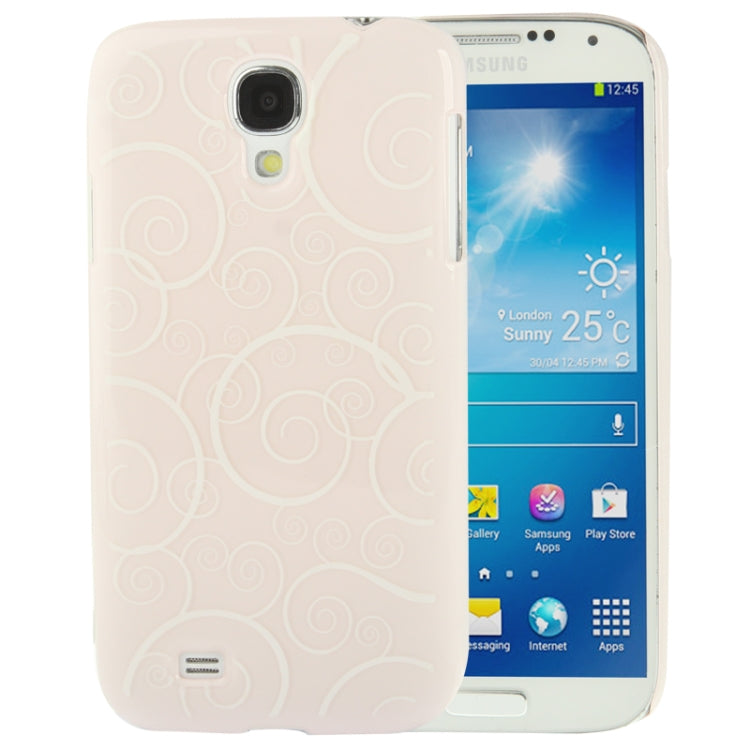 Spiral Decorative Pattern Smooth Surface Plastic Case for Galaxy S IV / i9500
